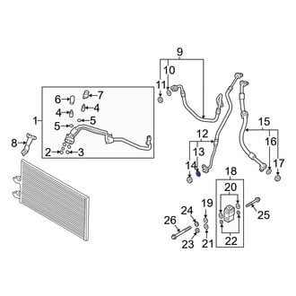 Volvo OE - A/C Refrigerant Line O-Ring