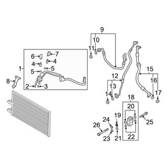 Volvo OE - A/C Expansion Valve O-Ring