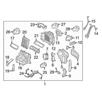 Volvo OE - HVAC Unit Case Assembly