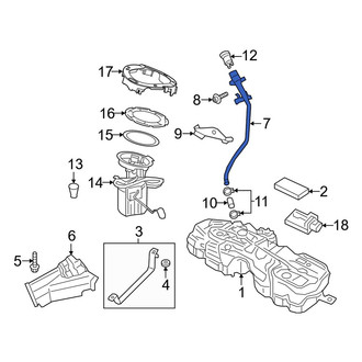 Volvo OE - Lower Fuel Tank Filler Neck