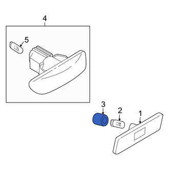 Volvo OE - Front Side Marker Light Socket
