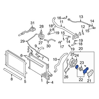 Volvo OE - Engine Coolant Thermostat Housing Gasket