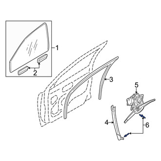 Volvo OE - Window Regulator Rivet