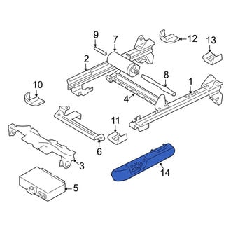 Volvo OE - Left Seat Track Cover