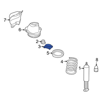 Volvo OE - Rear Left Suspension Shock Absorber Mount