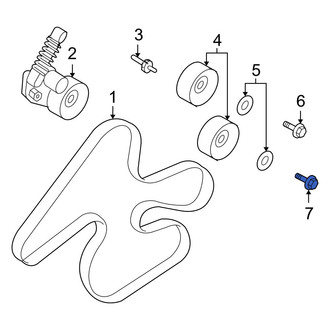Volvo OE - Accessory Drive Belt Idler Pulley