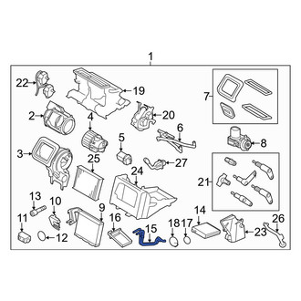 Volvo OE - HVAC Heater Hose