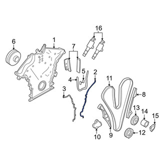 Volvo OE - Right Engine Timing Cover Gasket