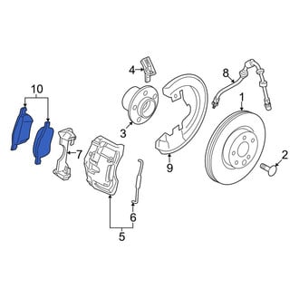 Volvo OE - Front Disc Brake Pad Set