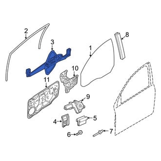 Volvo OE - Front Left Window Regulator