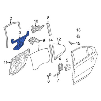 Volvo OE - Front Left Window Regulator