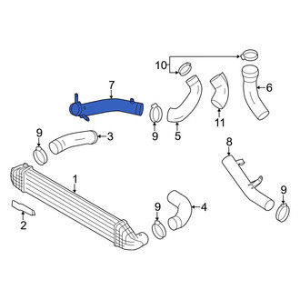 Volvo OE - Right Intercooler Pipe