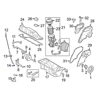 Volvo OE - Engine Oil Dipstick Tube O-Ring