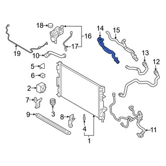 Volvo OE - Upper Radiator Coolant Hose