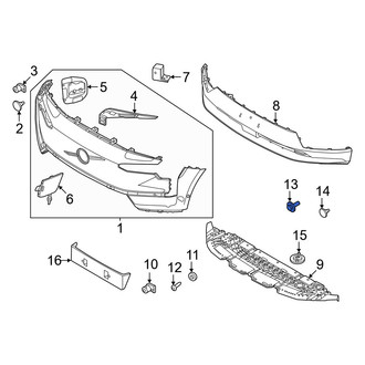 Volvo OE - Bumper Splash Shield Screw