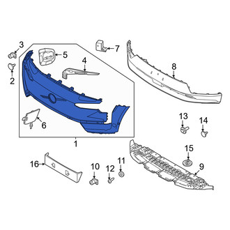 Volvo OE - Front Lower Bumper Cover