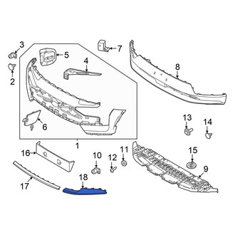 Volvo OE - Front Left Lower Bumper Trim