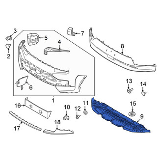 Volvo OE - Front Bumper Splash Shield