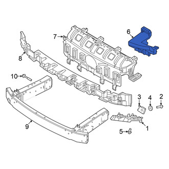 Volvo OE - Front Left Bumper Cover Bracket