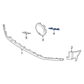 Volvo OE - Front Upper Center Bumper Trim