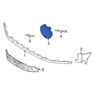 Volvo OE - Front Bumper Cover Emblem