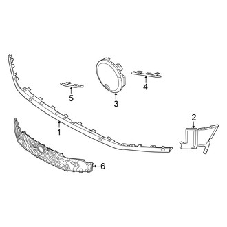 Volvo OE - Front Bumper - Exterior Trim