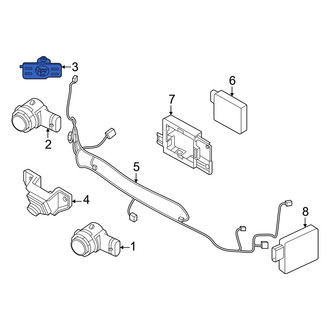 Volvo OE - Front Left Parking Aid Sensor Housing