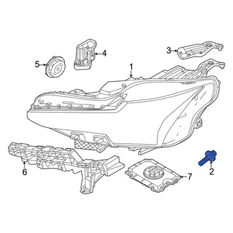 Volvo OE - Bumper Guide Bolt
