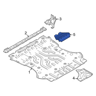 Volvo OE - Rear Radiator Support Splash Shield Bracket
