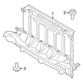 Volvo OE - Radiator Support - Air Deflector
