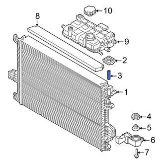 Volvo OE - Radiator Mount Pin