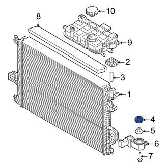 Volvo OE - Left Lower Radiator Insulator