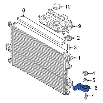 Volvo OE - Left Radiator Mount Bracket