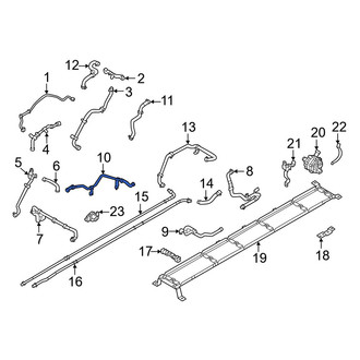 Volvo OE - Center Left Engine Coolant Pipe