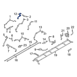 Volvo OE - Front Upper Engine Coolant Pipe