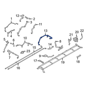 Volvo OE - Rear Right Engine Coolant Pipe