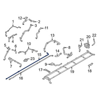 Volvo OE - Center Right Engine Coolant Pipe