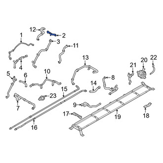 Volvo OE - Front Upper Engine Coolant Pipe