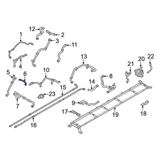 Volvo OE - Front Center Engine Coolant Pipe
