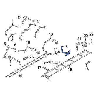 Volvo OE - Front Lower Engine Coolant Pipe