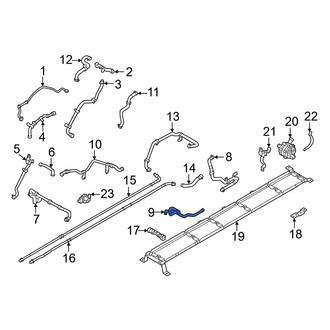 Volvo OE - Front Lower Engine Coolant Pipe