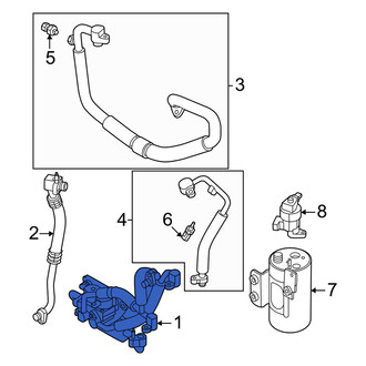 Volvo OE - Front A/C Manifold Hose Assembly