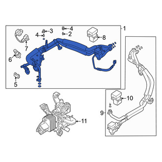 Volvo OE - Rear A/C Manifold and Tube Assembly