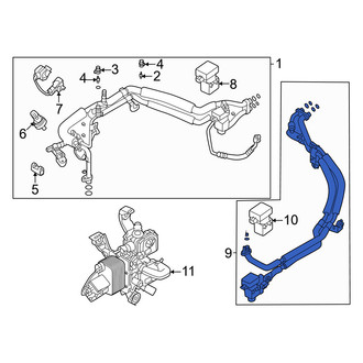 Volvo OE - Rear A/C Manifold and Tube Assembly