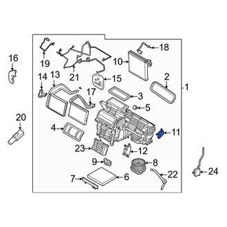 Volvo OE - HVAC Air Adjustment Control Motor
