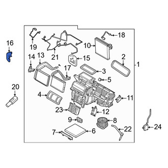 Volvo OE - Heater Core Access Cover