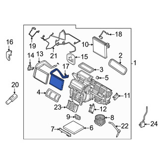 Volvo OE - HVAC Heater Core Heater Element