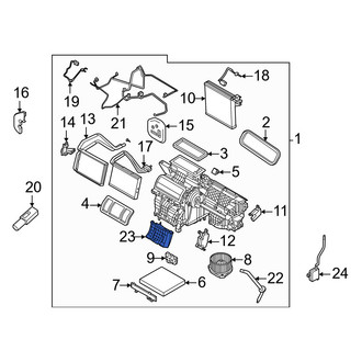Volvo OE - HVAC Unit Case Cover