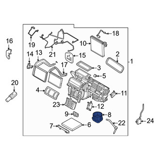 Volvo OE - HVAC Blower Motor Assembly