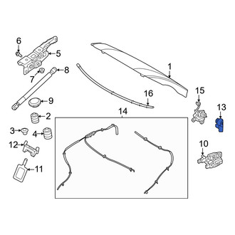 Volvo OE - Front Hood Release Handle